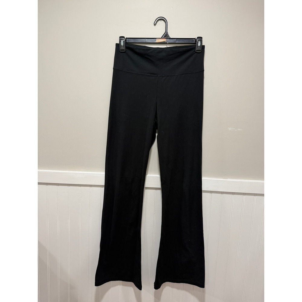 American Eagle The Everything Flare Pant Black Athleisure Loungewear Women Sz L